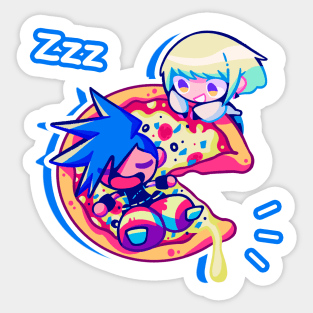 Promare pizza Sticker